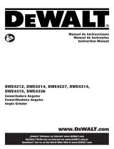 DeWalt DWE4314 Manual do usuário