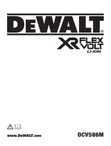 DeWalt DCV586 Manual do usuário