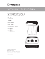 Vitamix 7500 Manual do proprietário