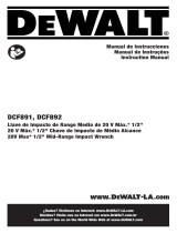 DeWalt DCF892B Manual do usuário