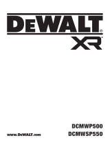 DeWalt DCMWSP550N Manual do usuário