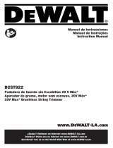 DeWalt DCST922BE Manual do usuário