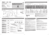Casio AP-750NEW Manual do usuário