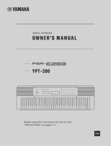 Yamaha YPT-280 Manual do proprietário