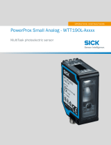 SICK PowerProx Small Analog - WTT190L-Axxxx Instruções de operação