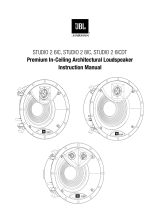 Harman JBC STUDIO 2 8IC Manual do proprietário