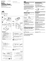 Sony WM-FX195 Instruções de operação