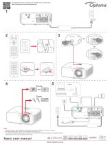 Optoma ZK450 Manual do proprietário